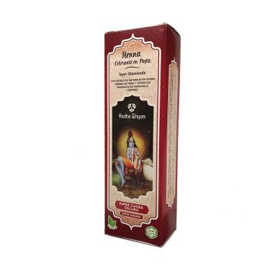 Henna super caoba oscuro pasta 200g Radhe Shyam