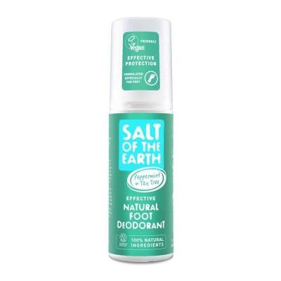 Desodorante spray para pies arbol del te y menta 100ml Salt Of The Earth