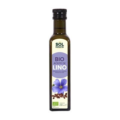 Aceite de lino bio 250ml Sol Natural