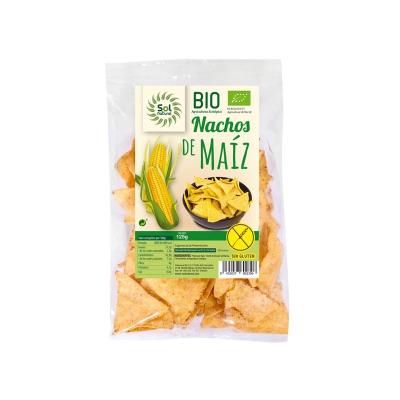 Nachos de maiz natural bio 125g Sol Natural