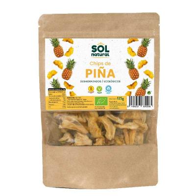 Chips de piña bio 125g Sol Natural