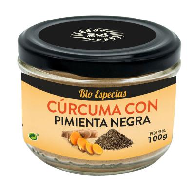 Curcuma con pimienta negra bio 100g Sol Natural