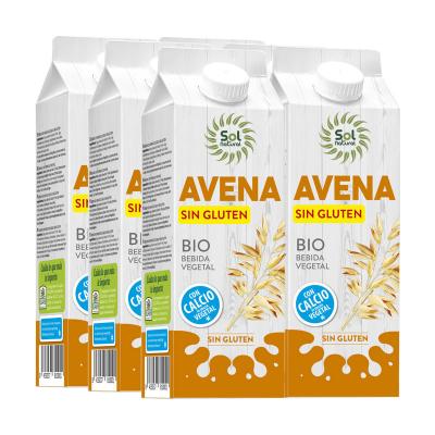 Bebida de avena calcio sin gluten bio 6x1 L Sol Natural