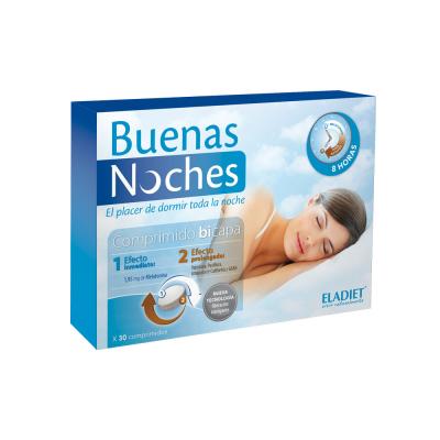 Buenas Noches 1.85mg Melatonina 30 comprimidos Eladiet