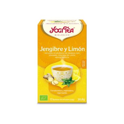 Yogi Tea Jengibre y limon 17 filtros