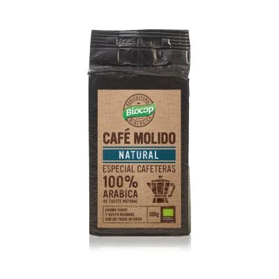 Cafe molido arabica bio 500g Biocop