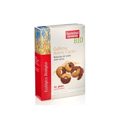 Galletas de avena sin gluten con cacao bio 250 g Germinal