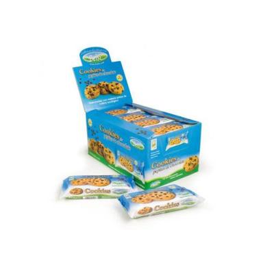 Expositor cookies de trigo con chips de chocolate bio 16x70g Belsi