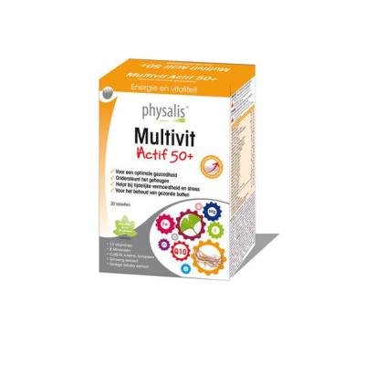 Multivit actif 50+ 30 comprimidos Physalis