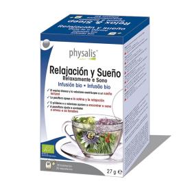 Relajacion y sueño infusion bio 20 filtros Physalis