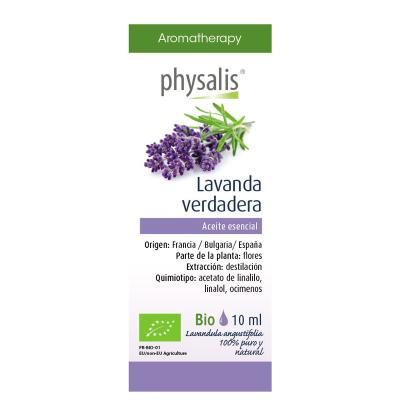 Aceite esencial de lavanda verdadera bio 10 ml Physalis