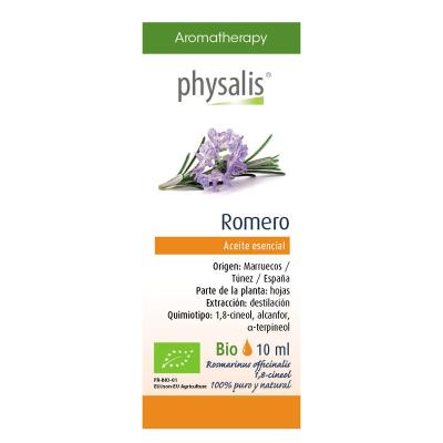 Aceite esencial de romero bio 10 ml Physalis