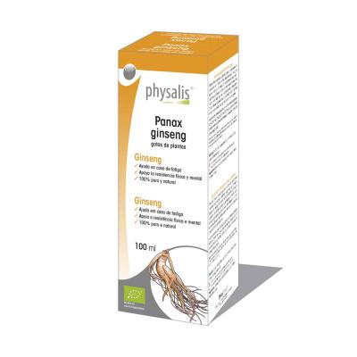 Ginseng (panax ginseng) extracto hidroalcoholico bio 100ml Physalis