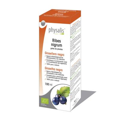 Grosellera negro (ribes nigrum) extracto hidroalcoholico bio 100ml Physalis