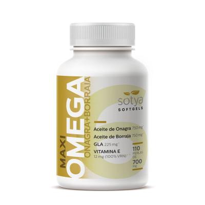 Maxi omega 6-onagra y borraja 500mg 110 perlas Sotya