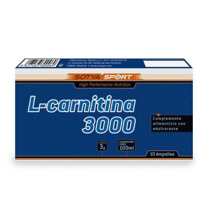 L-carnitina 3000mg 10 ampollas Sotya