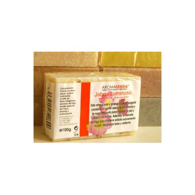 Jabon luminoso de rosa mosqueta 100 g Aromasensia