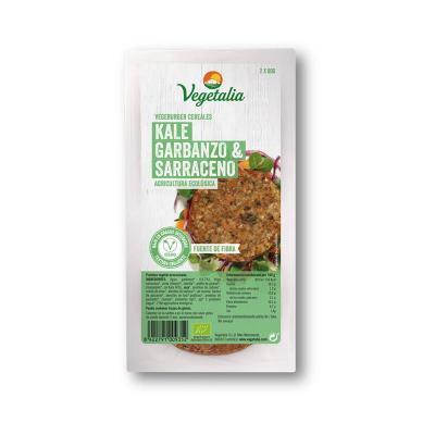 Vegeburguer de garbanzo y kale bio 160 g Vegetalia