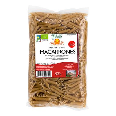 Macarrones integrales bio 500 g Vegetalia