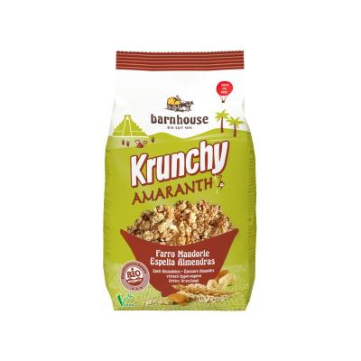 Muesli Krunchy amaranto espelta-almendras 375g Barnhouse