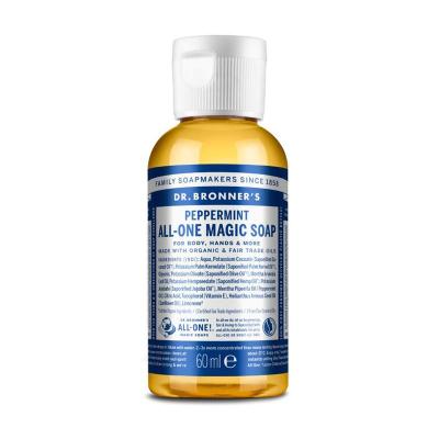 Jabon liquido menta bio 60ml Dr. Bronner's