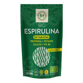 Espirulina Bio 200 tabletas Sol Natural
