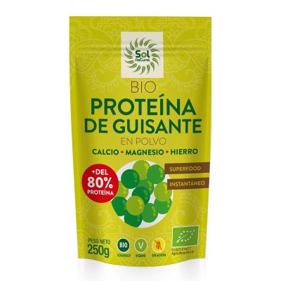 Proteina de guisante en polvo Bio 250g Sol Natural