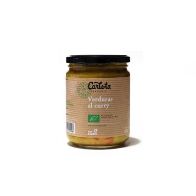 Verduras al curry Bio 425g Carlota Organic