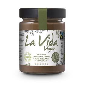 Crema de Chocolate con avellanas Bio 270g La Vida Vegan