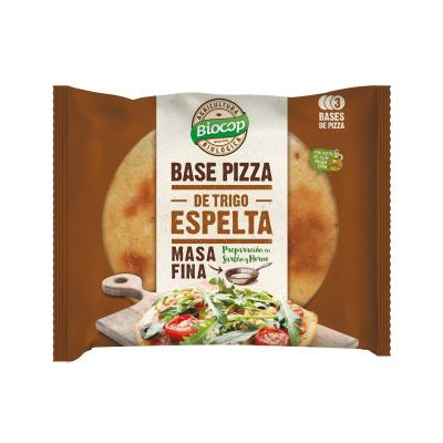 Base de pizza de espelta masa fina 3x130g Biocop