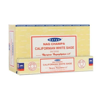 Incienso Satya California White Sage (Salvia) 12x15g Nag Champa