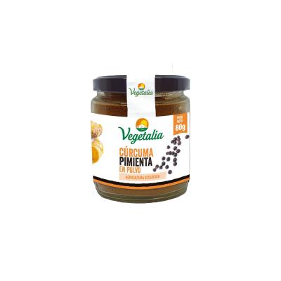 Curcuma y Pimienta Negra Bio 80g Vegetalia