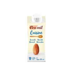 Crema para cocinar de almendra cuisine Bio 200ml Ecomil
