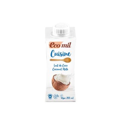 Crema para cocinar de coco cuisine Bio 200ml Ecomil