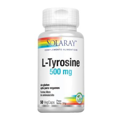 L-Tirosina 500mg 50vcaps Solaray