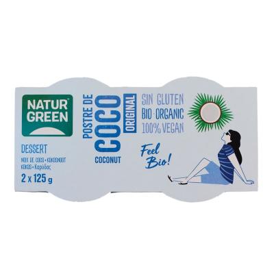 Postre de Coco Original Bio 2x125g Naturgreen