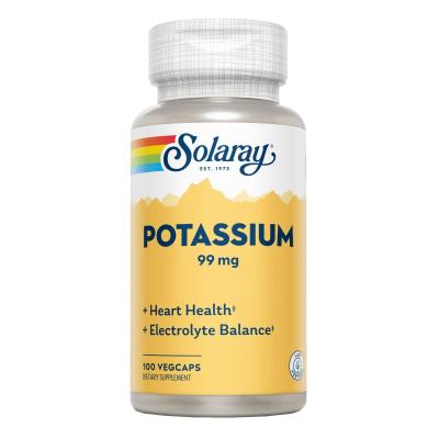 Potasio citrato 99mg 60vcaps Solaray