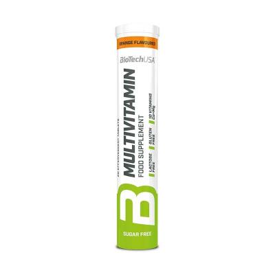 Multivitaminas Naranja 20 comprimidos efervescentes BioTechUSA