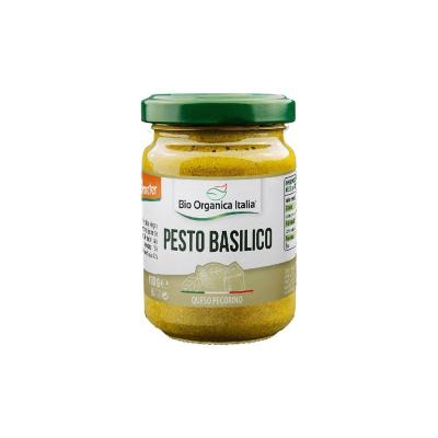 Pesto verde con pecorino y anacardos Bio 130g Organica Italia