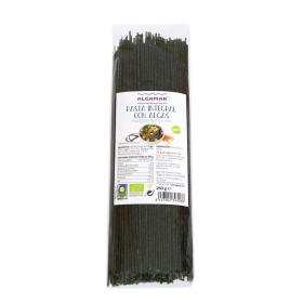 Espaguetti integral con algas tierra y mar bio 250g Algamar