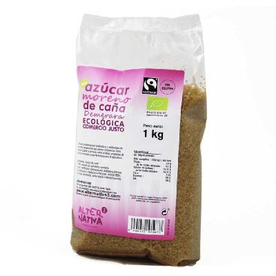 Azucar Demerara moreno de caña Bio 1kg Alternativa3