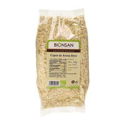 Copos de avena Finos bio 500g Bionsan