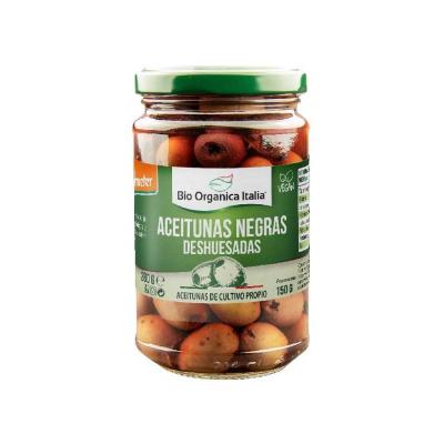 Aceitunas negras deshuesadas Bio 280 g Organica Italia