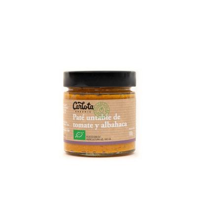 Pate de Tomate y Albahaca Bio 180g Carlota Organic