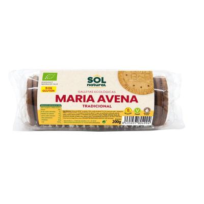 Galletas Maria de Avena sin gluten bio 200g Sol Natural