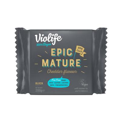 Queso bloque Epic mature cheddar 200gr Violife