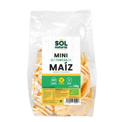 Mini tortitas de maiz Bio 100g Sol Natural