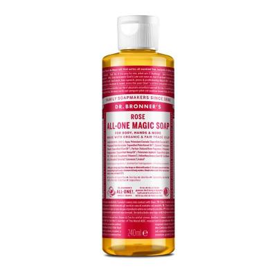 Jabon liquido rosas bio 240ml Dr. Bronner's