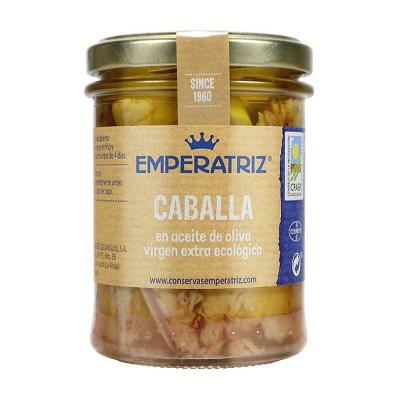 Caballa en aceite de oliva Bio 213ml 130g Emperatriz