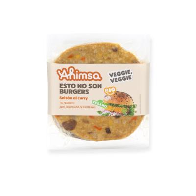 Hamburguesa seitan al curry Bio 160g Ahimsa